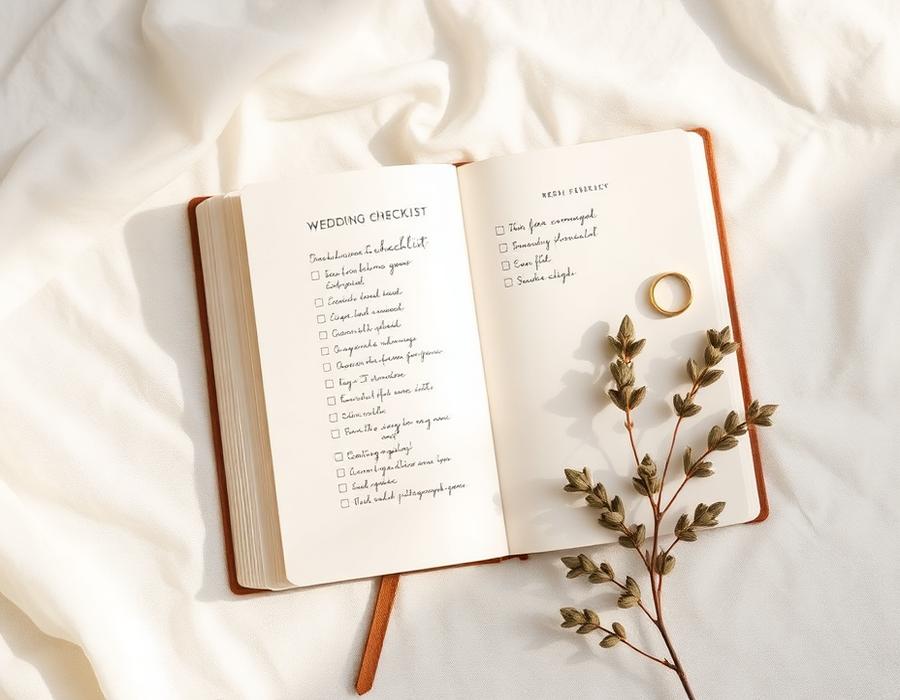 Checklist completo do mini wedding